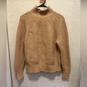 J Crew Tan Knit Sweater